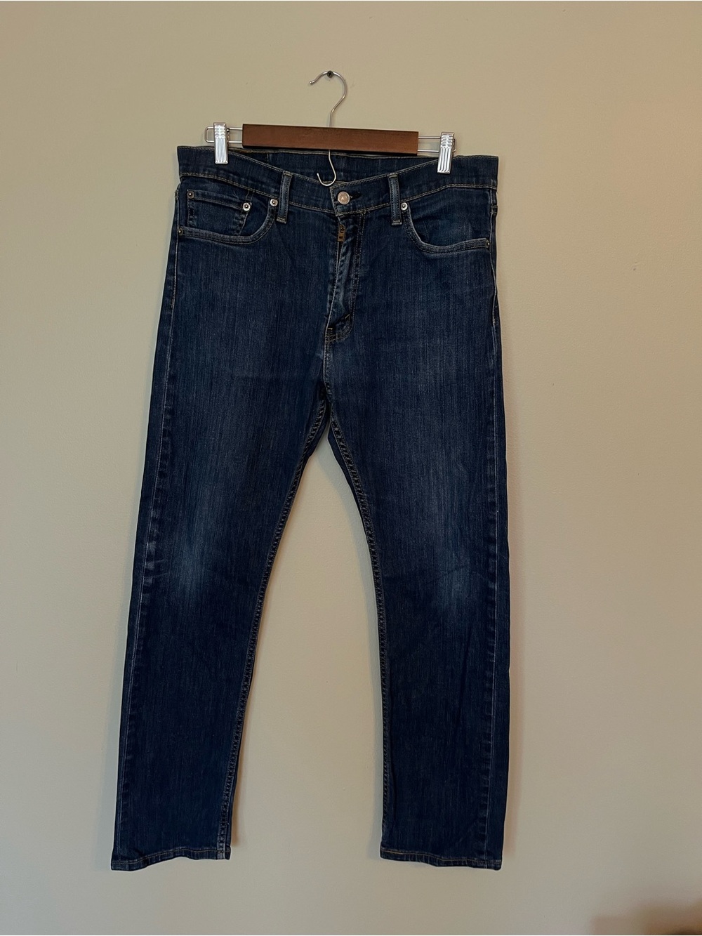 Levi's Men's Dark Indigo Slim Straight Jeans